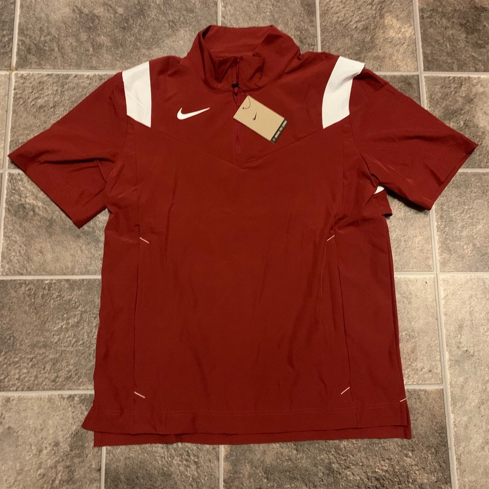 Nike Football Coach Performance Short Sleeve Sideline Jacket DJ5113-613